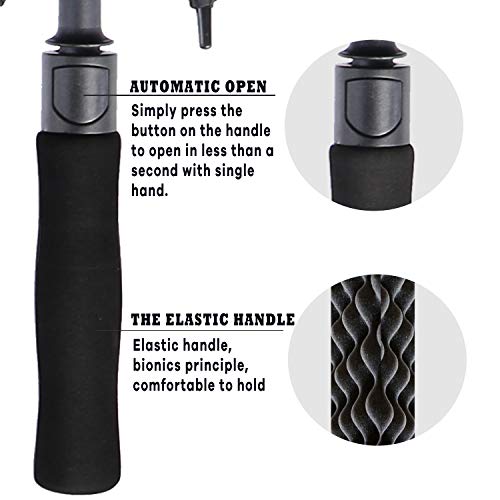 Baraida Golf Umbrella Large 62/68/72 Inch, Extra Large Oversize Double Canopy Vented Windproof Waterproof Umbrella, Automatic Open Golf Umbrella For Men And Women And Family(62 Inch, Grey) #TOP6