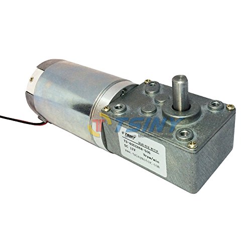 TSINY BBQ Replacements Small DC 12v High Torque 9 RPM Electric Worm Gear Motor Driver
