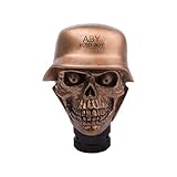 AutoBoy Auto Schaltknäufe Aluminium Totenkopf Skull Schaltknüppel Shifter Knob für Most Manuelles oder automatisches Getriebe Ohne RGA-Kupfer