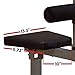 Powerline by Body-Solid (PSC43X) Seated Calf Raise Machine for Home Gym - Adjustable, Angled Foot Platform for Calf Muscle Strength