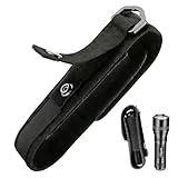 Vyqrx Taktische Taschenlampen Holster,Nylon Taschenlampe Tasche Halter,Schutzhülle für Taschenlampe für Jagd, Camping, Wandern im Freien