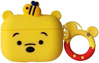 Compatible with Airpods 3 Case 2021, Cute Kawaii Cartoon 3D Silicone Protective Cover for Airpod 3 Case Winnie, Funny Boys Girls Kids Teens Women Case for Airpods 3rd Generation (Honey Winnie)