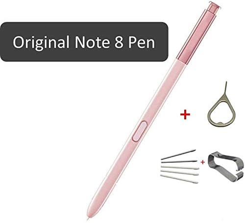 FXDTECH Galaxy Note 8 Pen Replacement Stylus S Pen Parts for Samsung Galaxy Note8 Note 8 N950U N950F/DS Stylus S Pen + Eject Pin - Silver (Silver)