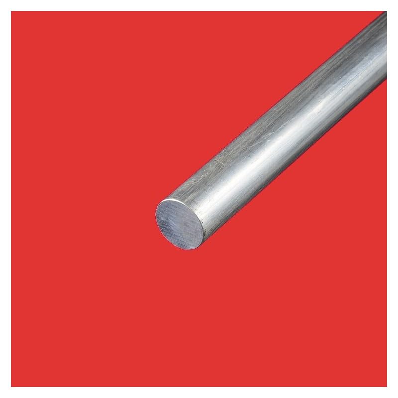 Commentfer – Barra de aluminio redonda completa 18 mm longitud en metros – 4 metros