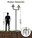 Sungaryard 2 Holders Upgrade Bird House Pole with 90inch for Outdoor Bird Feeder Bath, Heavy Duty Adjustable Birdhouse Stand with 4 Plates & 5 Prong Base for Garden, Yard(NO Birdhouse & Birdbath)