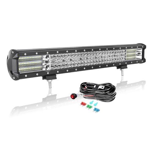 Barra LED 4x4 de 57cm proyector de trabajo 12V 24V impermeable para coche y camion 570W