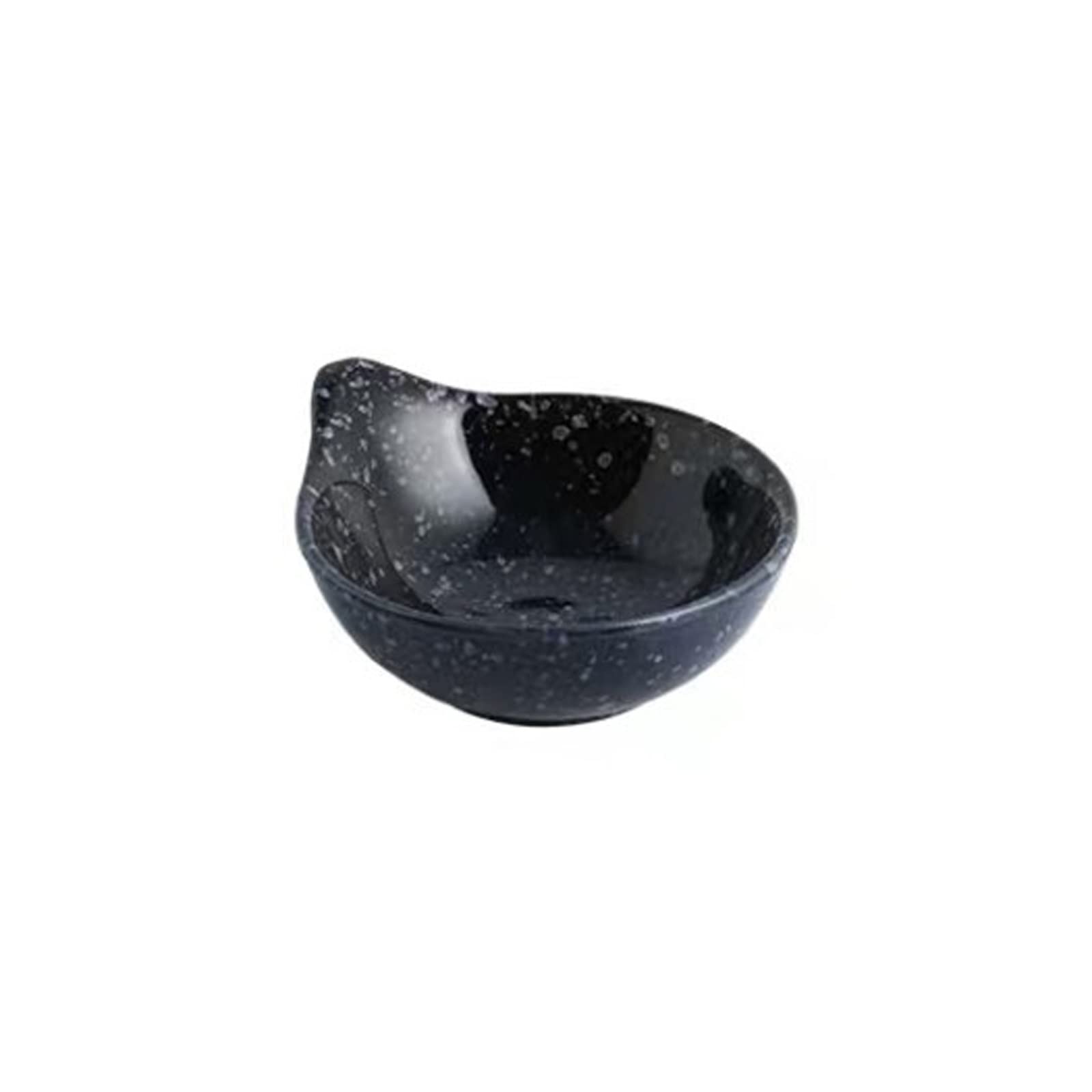 XYIANG Dipping Dish Dip Bowls Snack bowl Japanese ceramic small spices dishes creative retro snack fruit bowl restaurant porcelain sauce plate kitchen tableware Appetizer Plate Seasoning Dish (B)