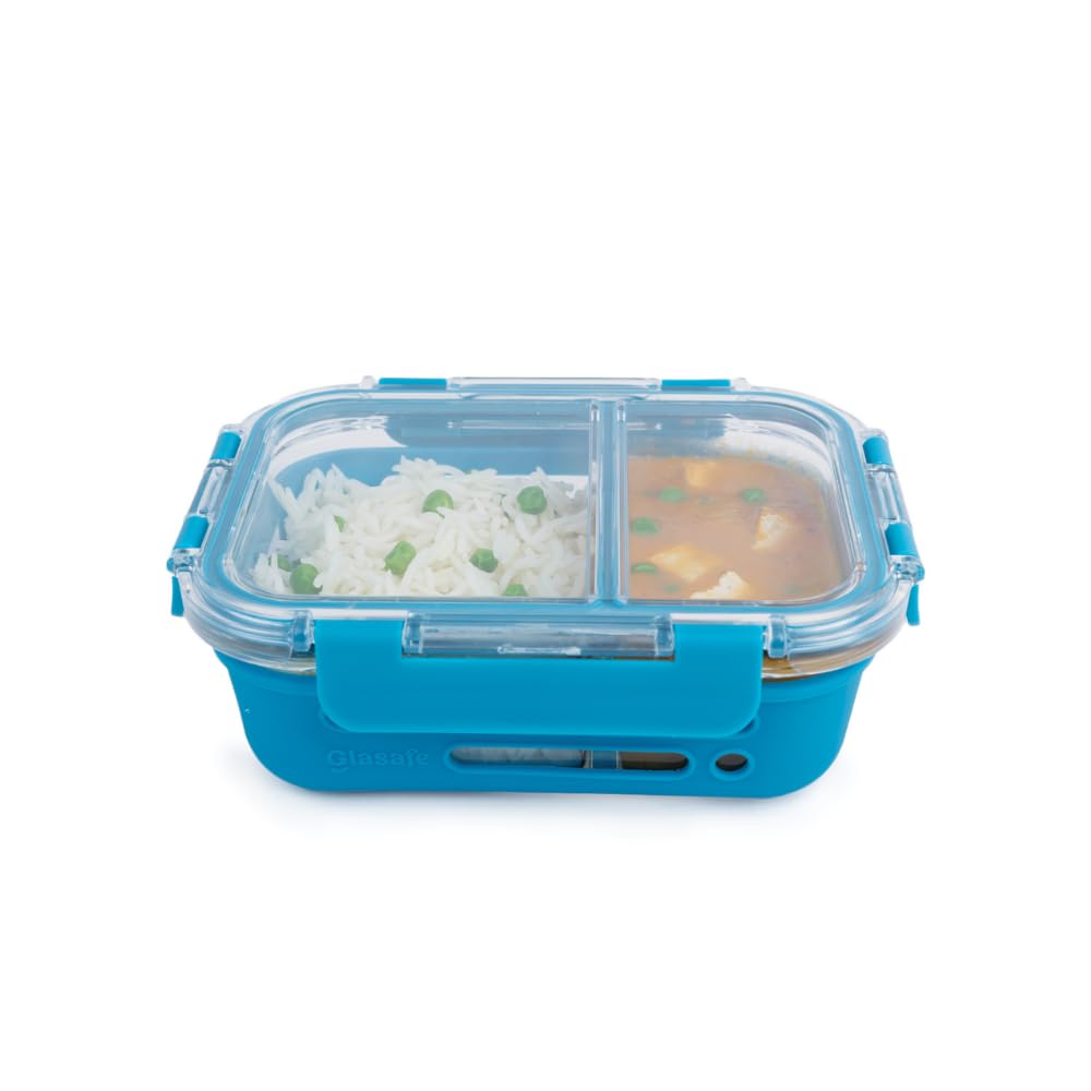 GLASAFE Glass Lunch Box - Leakproof & Microwave Safe -14