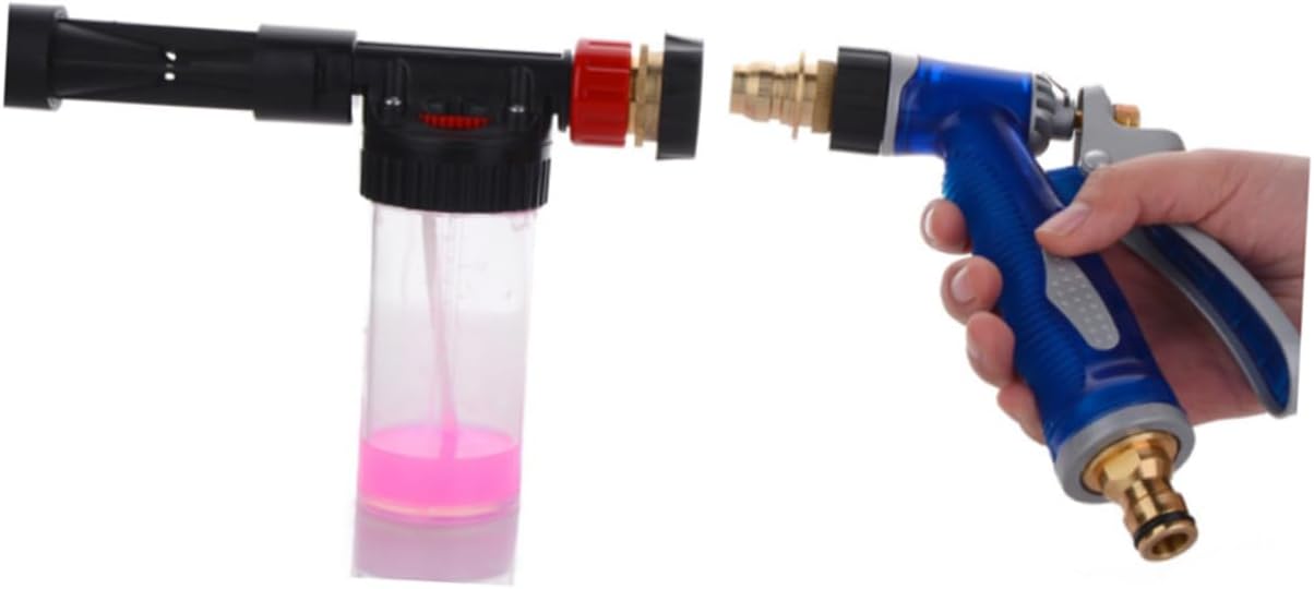 Cabilock Multifunctional Car Cleaning Sprayer Detachable Design for Easy Use Ratio Dial for Foaming Mixes Portable Vehicle Wash Tool for Motorcycles
