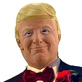 Gidenfly Trump Latex Maske_ Amerikanischer US-Präsident Kandidat Politiker Berühmtheit Berühmte Persönlichkeiten Realistische Kopfmasken_ Kostümkostüm Für Halloween Party Karnevalsumzug