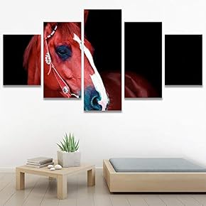 SIGNWIN 5 Panel Canvas Wall Art Modern Art...