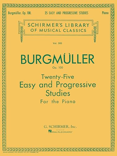 Burgmüller - Twenty-Five Easy and Progressive Studies, Op. 100 | Piano Method for Intermediate Players | Schirmer Library of Musical Classics | Sheet Music for Small Hands