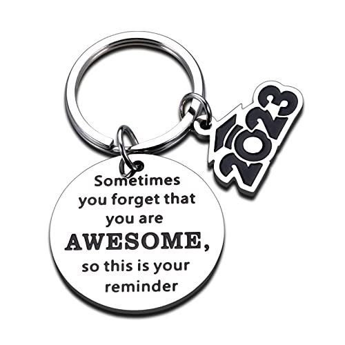 2023 Graduation Gifts for Her Him Class of 2023 Seniors High School Student Nurse Nursing Graduate Masters Ph.D. College Grad Inspirational Keychains Gifts for Women Men Teen Boy Girl Son Daughter