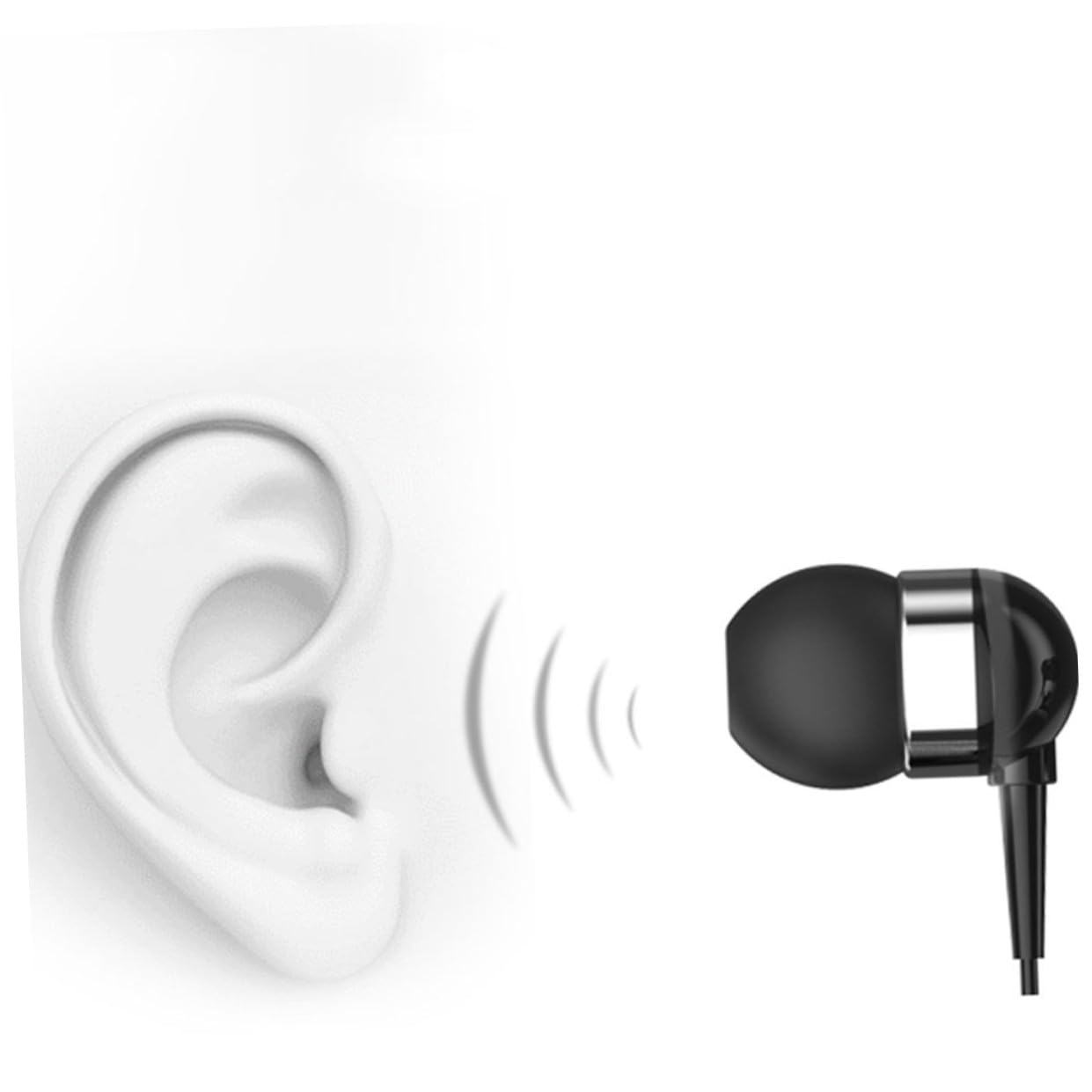 Cuffie wireless professionali con archetto ergonomico leggero e durevole per sport e telefonate nero