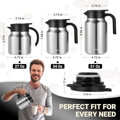 WYHVAND 27oz Thermal Coffee Carafe