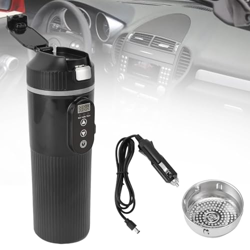 Hervidor eléctrico inteligente para auto 500ml con pantalla táctil miniatura 5