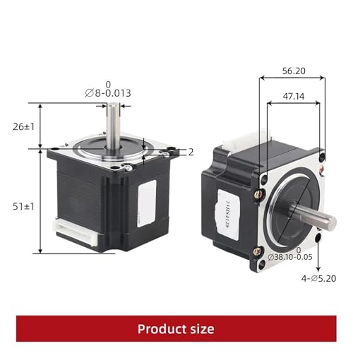 Moteur pas à pas NEMA23 2,8A pour imprimante 3D et machine CNC - 3