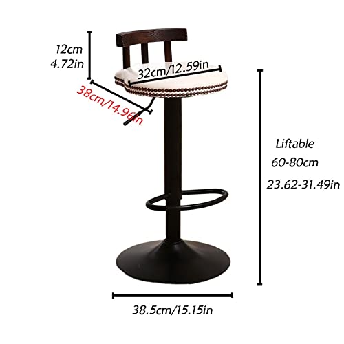 Chaise de bar élévatrice rotative à la mode et simple pour comptoir