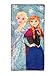 Jay Franco Disney Frozen Sparkle Slumber Sack - Cozy & Warm Kids Lightweight Slumber Bag/Sleeping Bag - Featuring Anna and Elsa (Official Disney Product)
