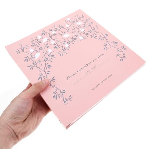 Álbum de flores prensadas rosa para evitar manchas de humedad 5