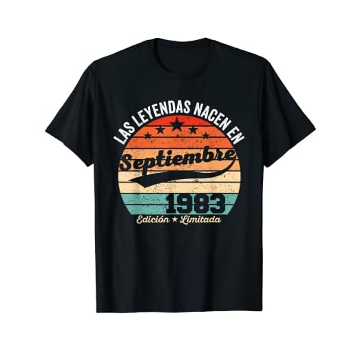 39 años Cumpleaños Las Leyendas nacen en Septiembre de 1983 Camiseta