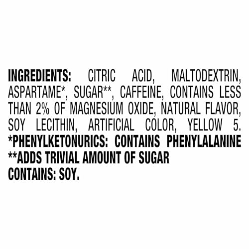 Crystal Light Drink Mix with Caffeine, 10 Packets, for Convenient On-the-Go Flavorful Hydration, Citrus Natural Flavor, Zero Sugar, 0.9 oz - Thumbnail 3