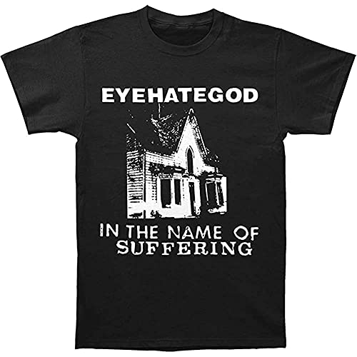 Photo de XINLING Eyehategod T-shirt pour homme au nom de la souffrance Noir, Couleur 11, M