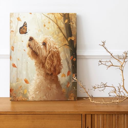 Lienzo decorativo de bosque otoñal para llenar de alegría y calidez tu hogar 4