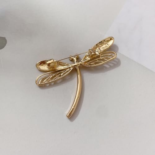 Image of women's animal brooch, rhinestone pearl cubic zirconia high-end temperament animal insect brooch clothing paired with jackets, pins, brooches suitable for women and girls
