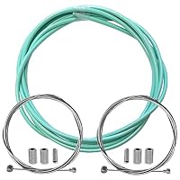 Cyclingcolors Kit Gaine Frein Vélo + Câbles Avant/Arrière – Compatible Shimano SRAM Route VTT Ville