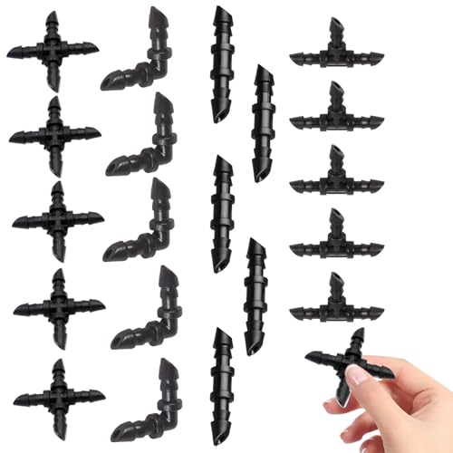 PACKOVE 4/7�C���` ���o�[�u�N���X�R�l�N�^ �e�B�[�R�l�N�^ 20�Z�b�g ���| �o���R�j�[�U���p �ϋv�ڑ��p�[�c