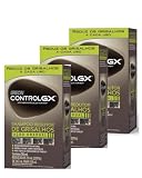 Kit 3x Shampoo Redutor De Grisalhos Grecin Control Gx 118ml