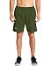 Baleaf Men's 7" Quick Dry Workout Running Shorts Mesh Liner Zip Pockets Green Size L