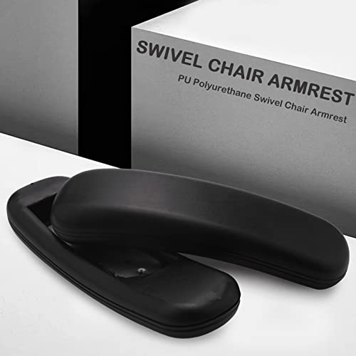 Qezodsx Office Chair Parts Arm Pad Armrest Replacement 9.75" X 3" (Black) #TOP2