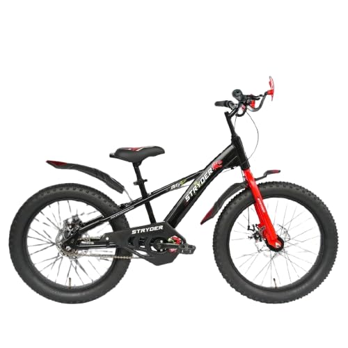 Image of Stryder 20T BMX Rexy DD (Dual Disc) Kids Cycle Age 7-13 Years Height 48-60 inch Black /Red