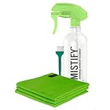 Mistify 500 ml Giant Spray Bottle Natural Screen Cleaner and 3 Microfibre Cloth...