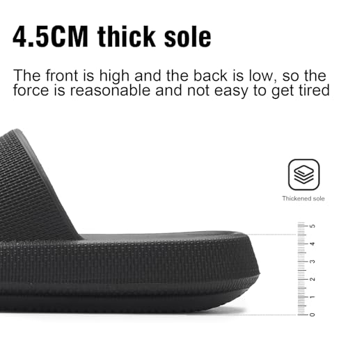 Cloud Slippers For Women Shower Shoes Pillow Slides Indoor House Outdoor Flip Flops For Men Bathroom Non-Slip Home Bubble Foam Beach Platform Slippers3