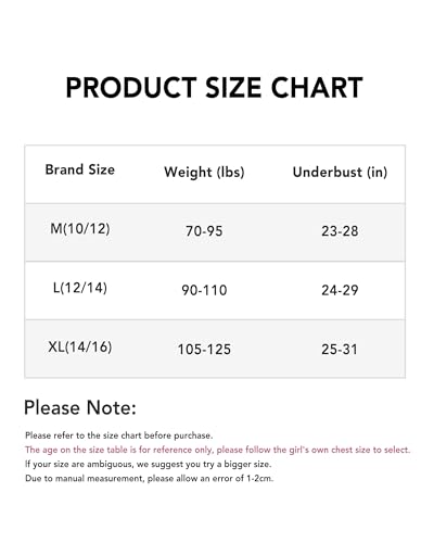 Salia Girl Training Bras For Girls 10-16 Sports Seamless Bra With Removable Padding Bras thumb #1