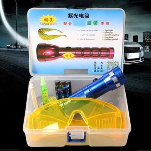 Trousse de détection de fuites pour climatiseur avec lampe torche UV