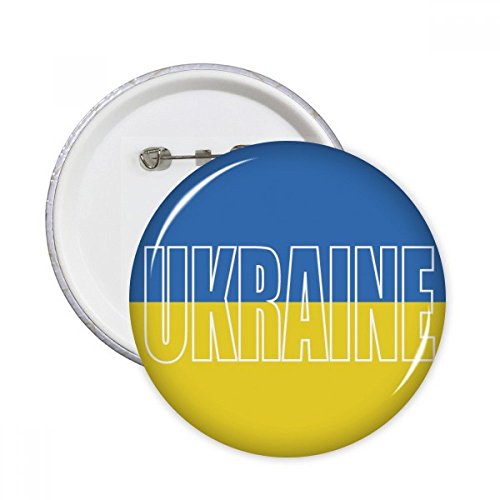Drapeau Ukraine badge bouton pour cacher un petit défaut sur un vêtement lot de 5