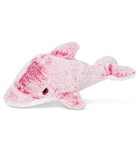 Image of DolliBu Pink Dolphin Super Soft Stuffed Animal, Cute Realistic Stuffed Animals for Girls. Boys and Adults Animal Gifts, Kids Ocean Life Nursery Décor for Newborn - 14 inch