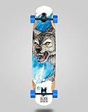  Black Revolver Skate Skateboard Longboard Complete Mix Bamboo 38x8.45 Acril Lobo