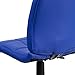 Flash Furniture Clayton Mid-Back Blue Quilted Vinyl Swivel Task Office Chair
