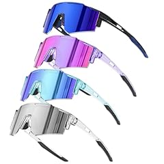 4pcs-blue+clear Purple+clear Blue+silver