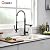 GIMILI Oil Rubbed Bronze Kitchen Faucet with Pull Down Sprayer Single Handle High Pressure Kitchen Sink Faucet Commercial Double-Headed Kitchen Faucets