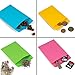 200 Pack Self-Adhesive Small Parts Packets Envelopes Kraft Self Sealing Seed Envelopes Coin Stamps Storage for Home, Garden, Wedding or Office, 2 Size(2.25