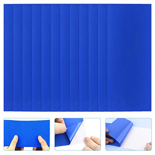 Nabotok 30 Pieces Self-Adhesive PVC Repair Pool Liner Patch Boat Repair Rubbers for Inflatable Boat Raft Kayak Canoe, Rectangle (30pcs)