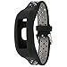 Elespoto Garmin Vivosmart HR Braccialetto Sport Cinghie Wristband per Garmin Vivosmart HR Fitness Tracker Band (Black Grey)