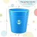 PLASKIDY Kids Cups - Set of 12, 8 oz Plastic Cups Reusable - Dishwasher Safe - BPA-Free for Kids & Toddler