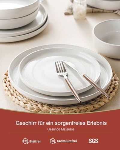 Richmount Milkyway Geschirrset, 18-teiliges Set für 6 Personen